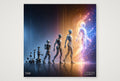 Roboterevolution — 20×20cm, 8×8" Print only