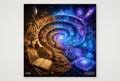 Zeitreise durch wissenschaftliche Entdeckung — 20×20cm, 8×8" Print only
