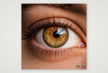 Auge - extreme Nahaufnahme — 20×20cm, 8×8" Print only